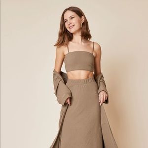 Whimsy + Row Lennon top in sage